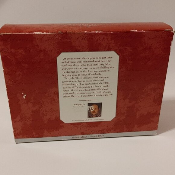 HALLMARK Keepsake Ornament The Three Stooges Larry, Moe, and Curly SET/ 3 1998 - Picture 8 of 10
